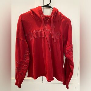 Abercrombie Gently Used Red Cropped Sweatshirt M Women